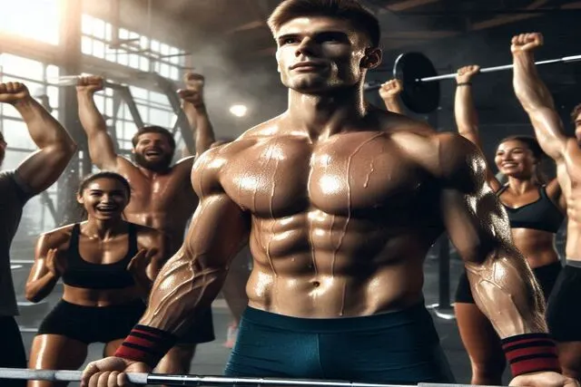 athlete utilisant un masazas pistole apres une seance de yoga Sportists izmanto masazas pistoli pec jogas nodarbibas